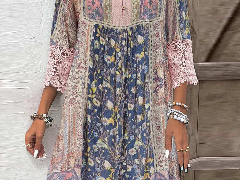 Sheena | Airy Boho Dress with Feminine Touch