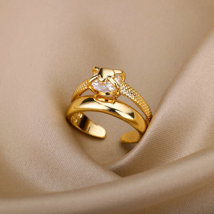Melaniquee | Bague en or 18 carats