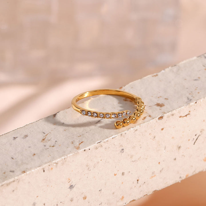 Sereliette | Lesklý prsten 18k zlato