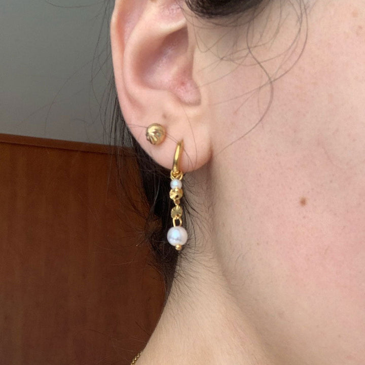Lyannette | Boucles d'oreilles Rayons de soleil Or 18 carats