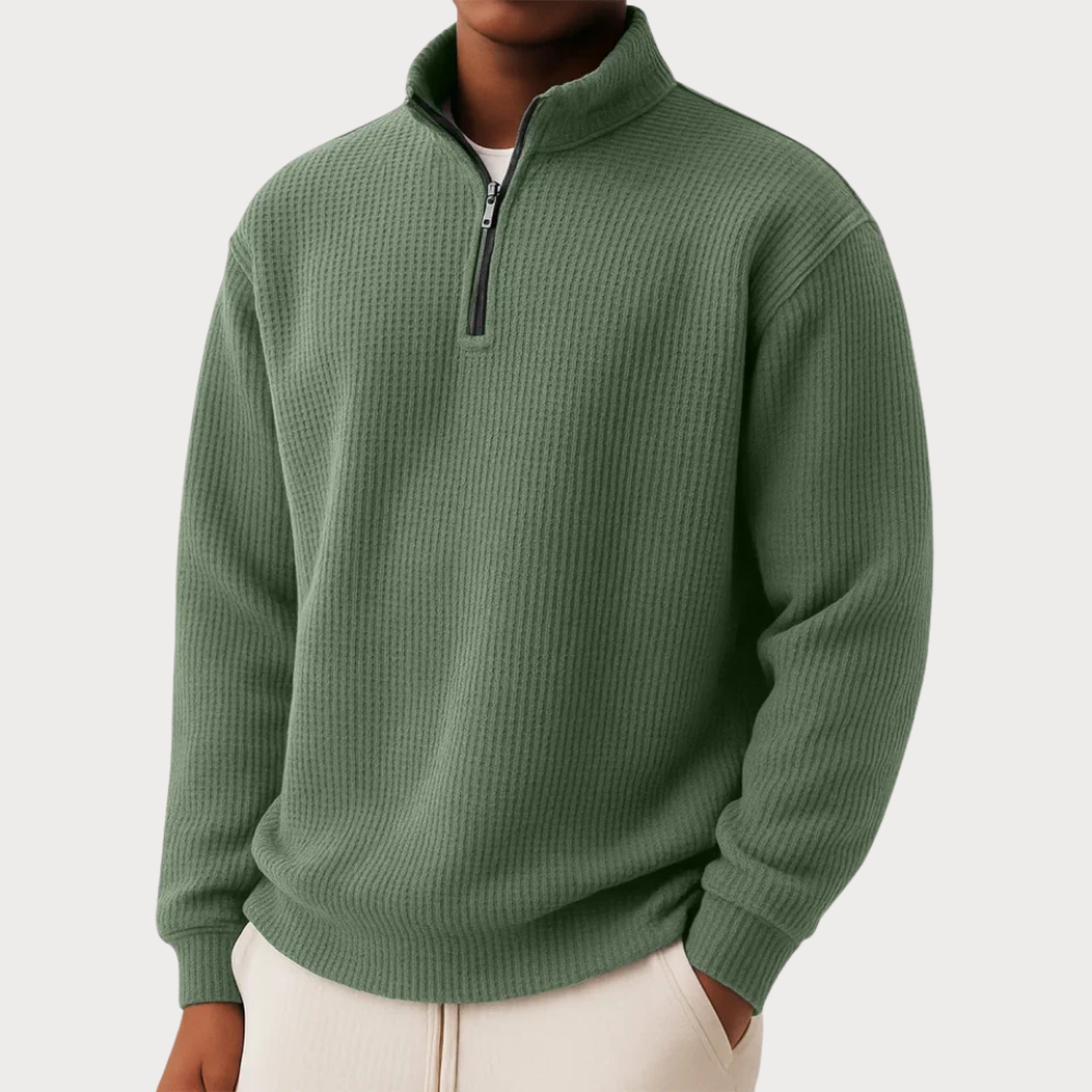 CARTER | Maglia Quarter-Zip Intramontabile