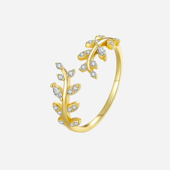 Kaelirisse | Bague en zirconium en or 18 carats