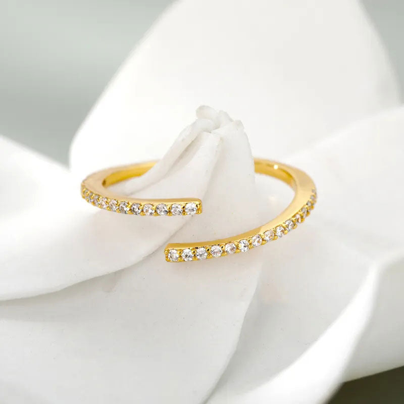 Eliandrea | Bague Classique Zirconia Or 18 carats