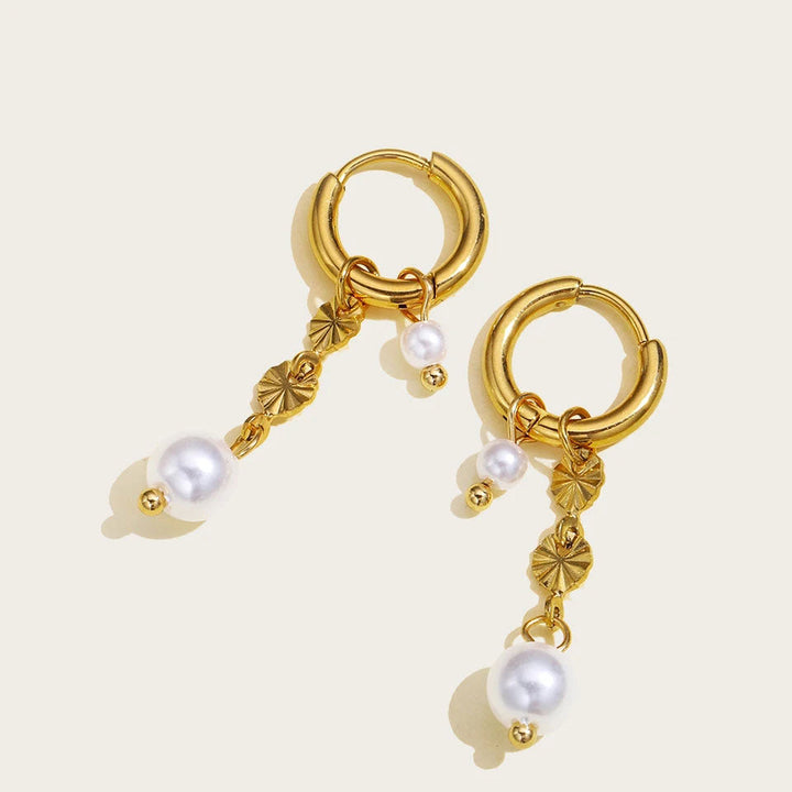 Lyannette | Boucles d'oreilles Rayons de soleil Or 18 carats