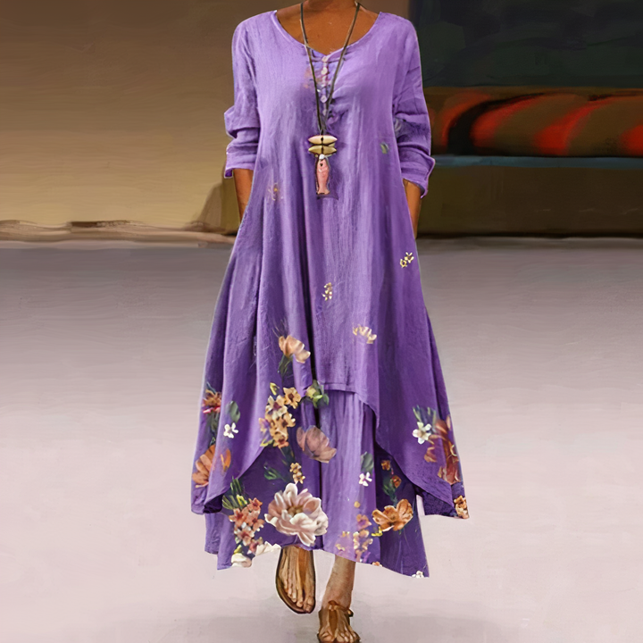 Vestido Feminino com Acabamento em Renda