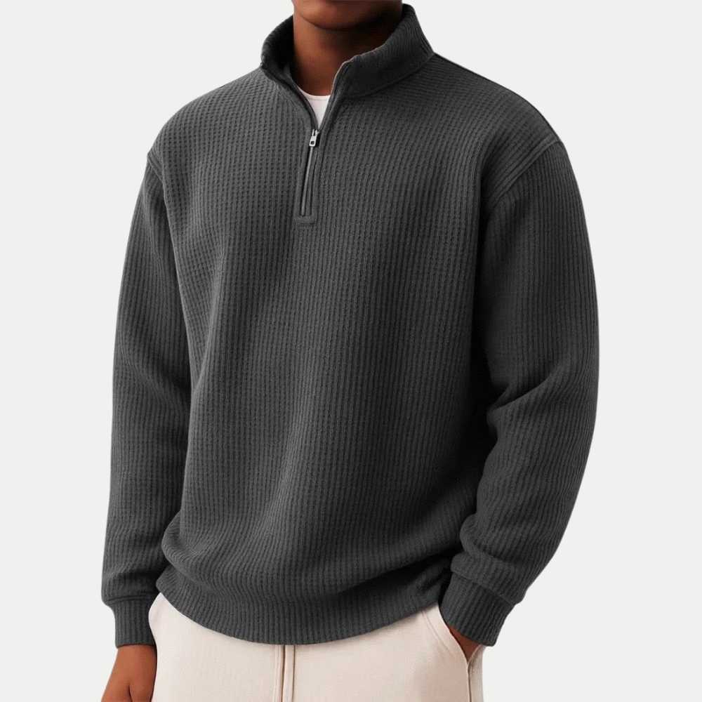 CARTER | Maglia Quarter-Zip Intramontabile