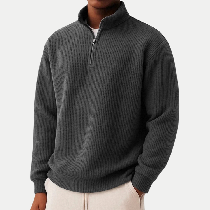 CARTER | Maglia Quarter-Zip Intramontabile