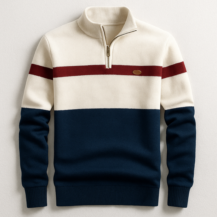 JASON | Felpa con mezza zip