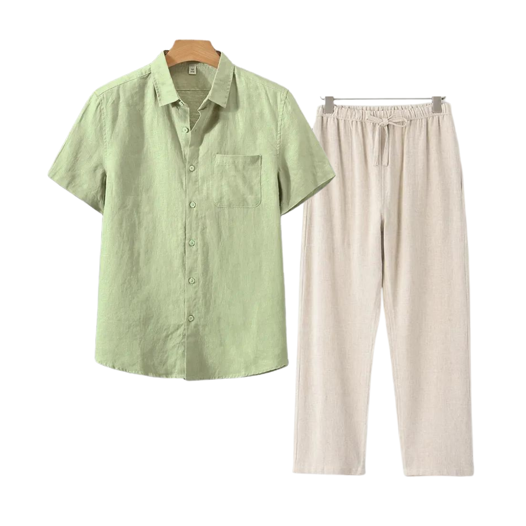 Conjunto ligero de verano para hombre – Transpirable y elegante