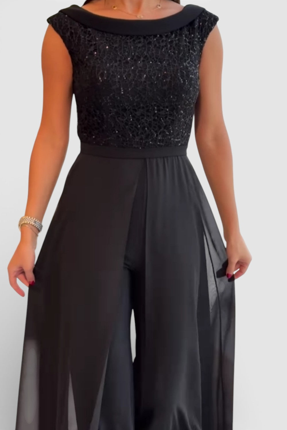 LOUNA - Combinaison sans manches stylée