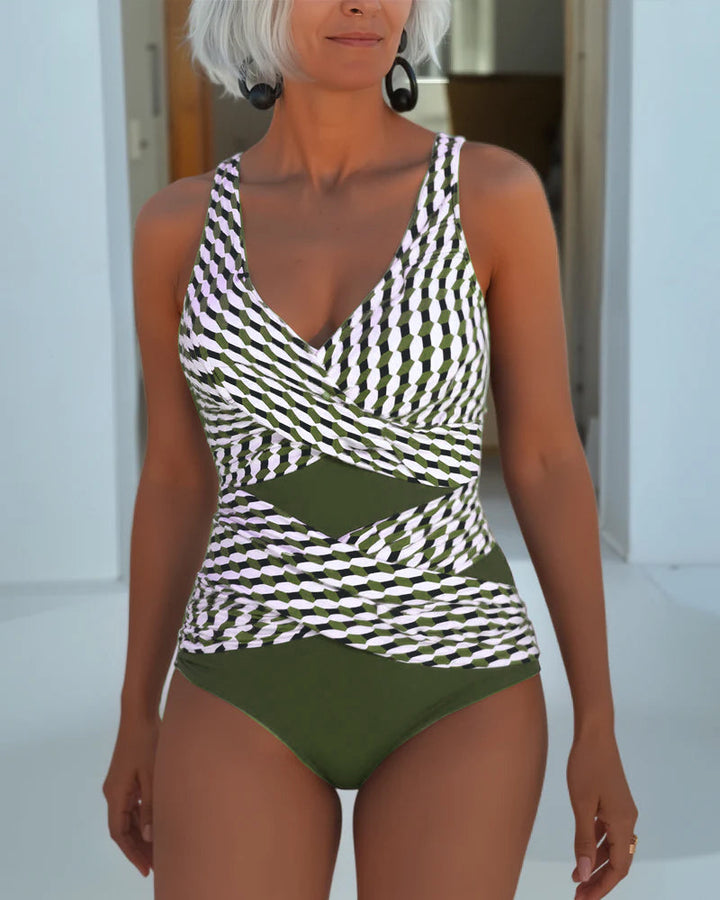 Ashley™ | Maillot de bain à design croisé pour tenue décontractée de villégiature