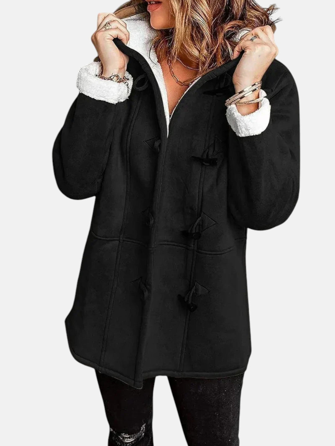 Salma™ | Manteau duffle à bascule doublé polaire confortable