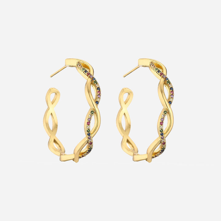 Julenyssa | Orecchini Onda in Oro 18K