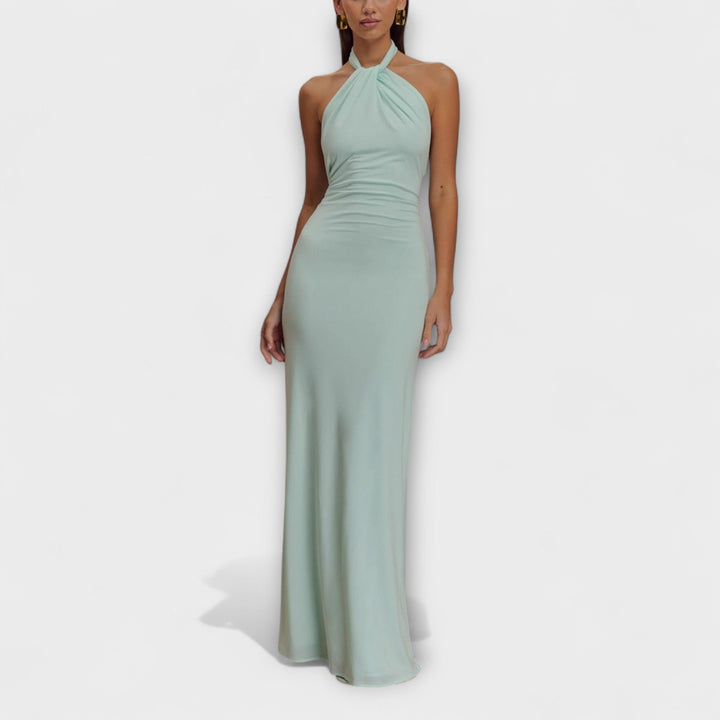 Lagoon - Vestido largo halter Slinky