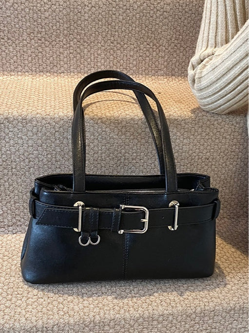 One-shoulder underarm versatile commuter handbag