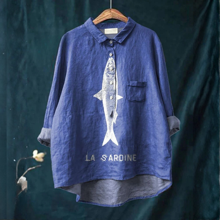 Devon | Chemise à motif sardine
