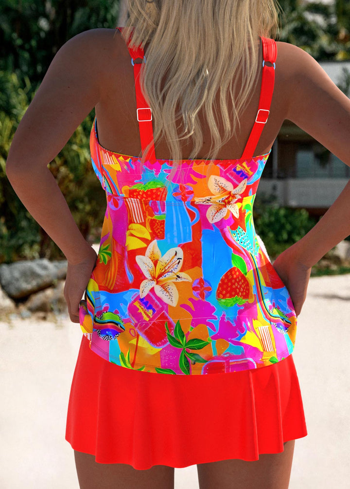 Eleanor™ | Robe de bain tankini florale chic