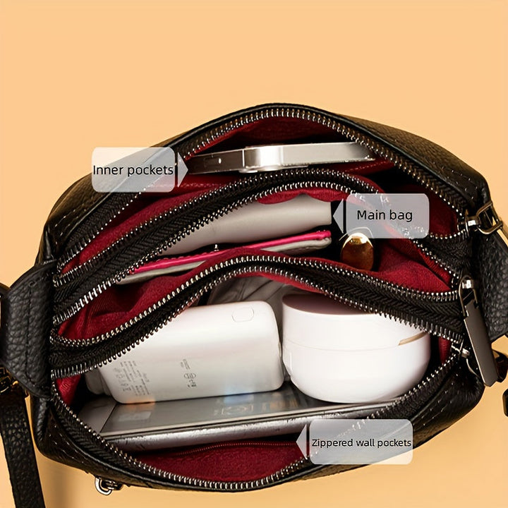 Kassy | Leather Crossbody Bag