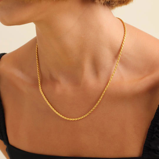 Mikalynne | Chaîne corde en or 18 carats