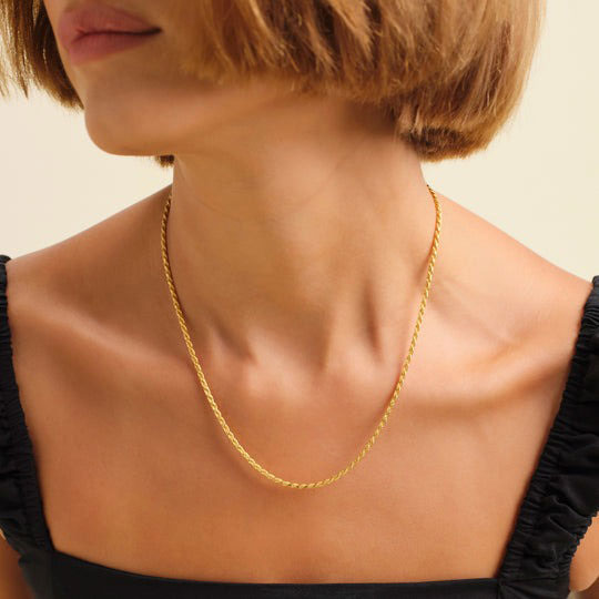 Mikalynne | Chaîne corde en or 18 carats
