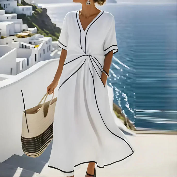 Moria™ - Vestido Elegante con Cintura Estilizadora y Chic Festivo