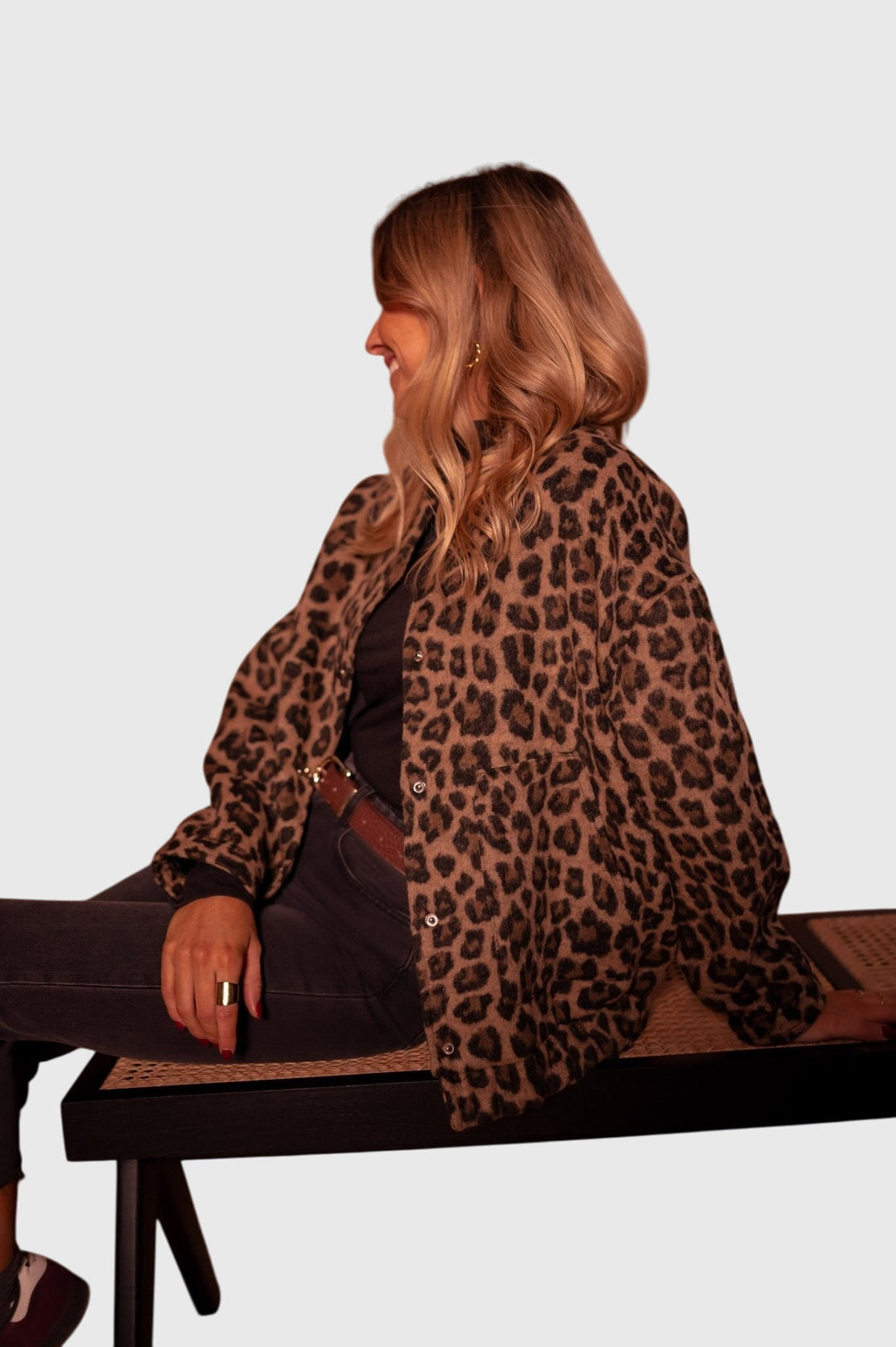 Elodie | Veste stylée à imprimé léopard