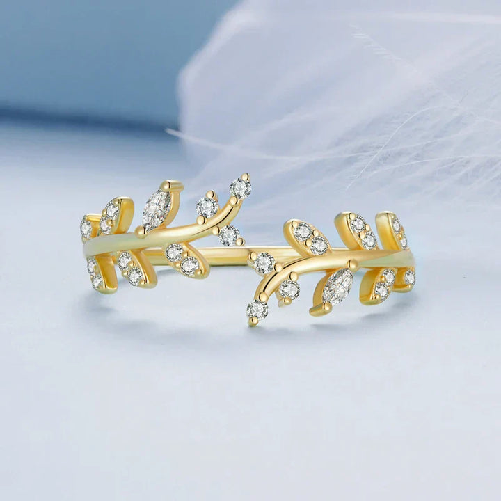 Kaelirisse | Bague en zirconium en or 18 carats