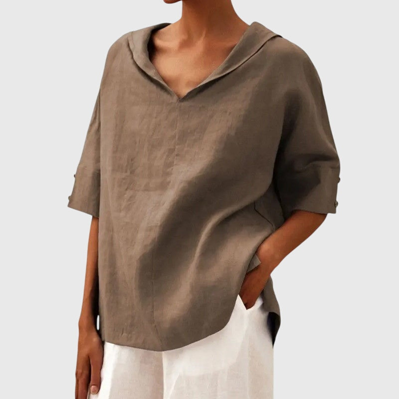 Ayla™ | Blouse - Marron