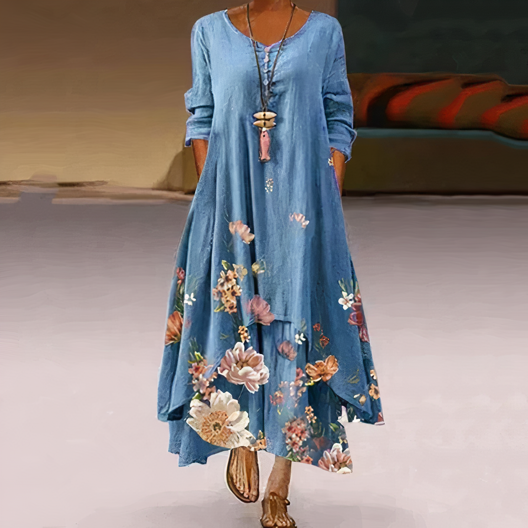 Vestido Feminino com Acabamento em Renda