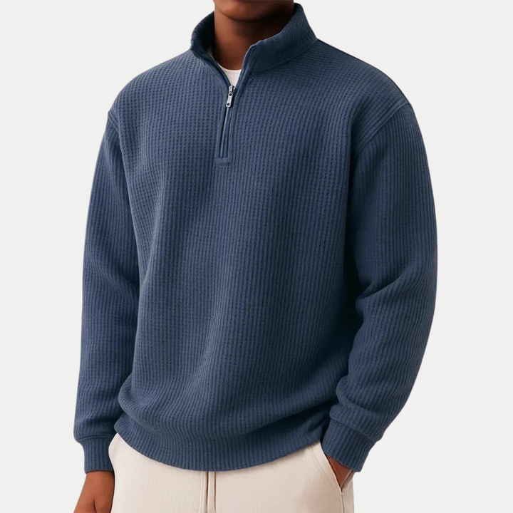 CARTER | Maglia Quarter-Zip Intramontabile