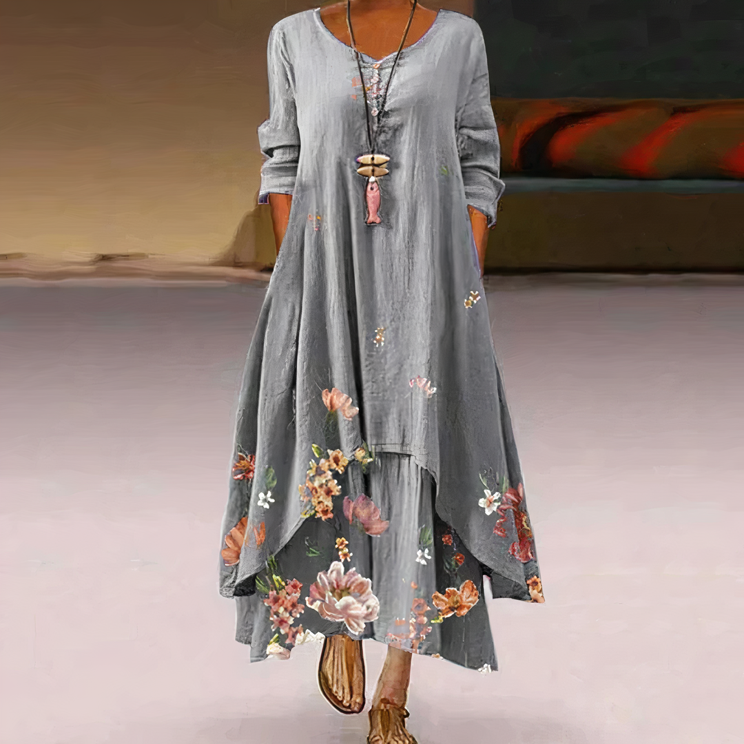 Vestido Feminino com Acabamento em Renda