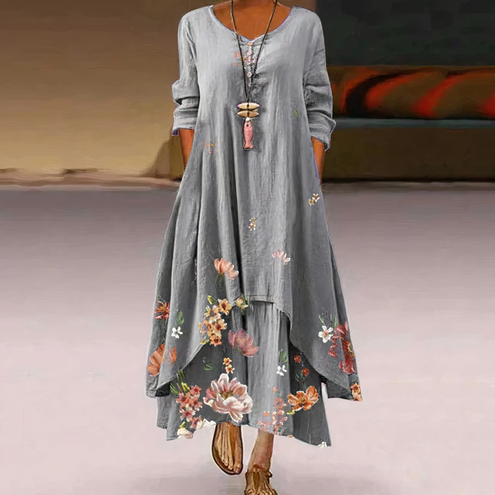 Vestido Feminino com Acabamento em Renda