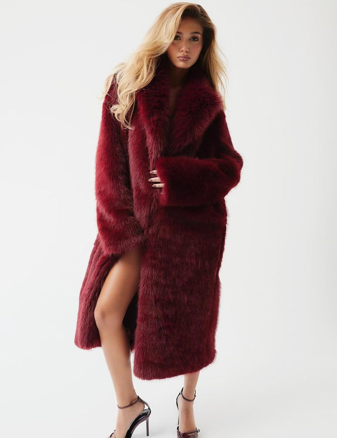 Jonalyn | Manteaux longs pour femme en fausse fourrure
