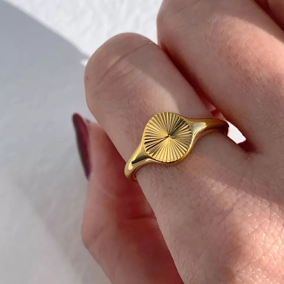 Rizavelle | Bague Rayons de soleil Or 18 carats