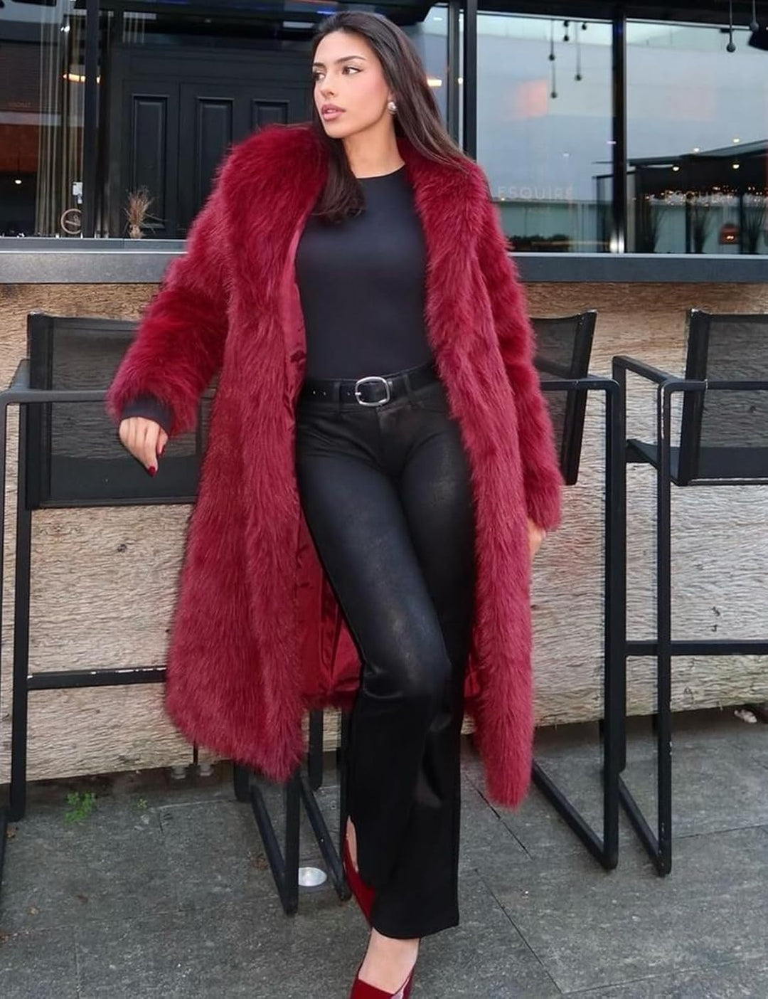 Jonalyn | Manteaux longs pour femme en fausse fourrure