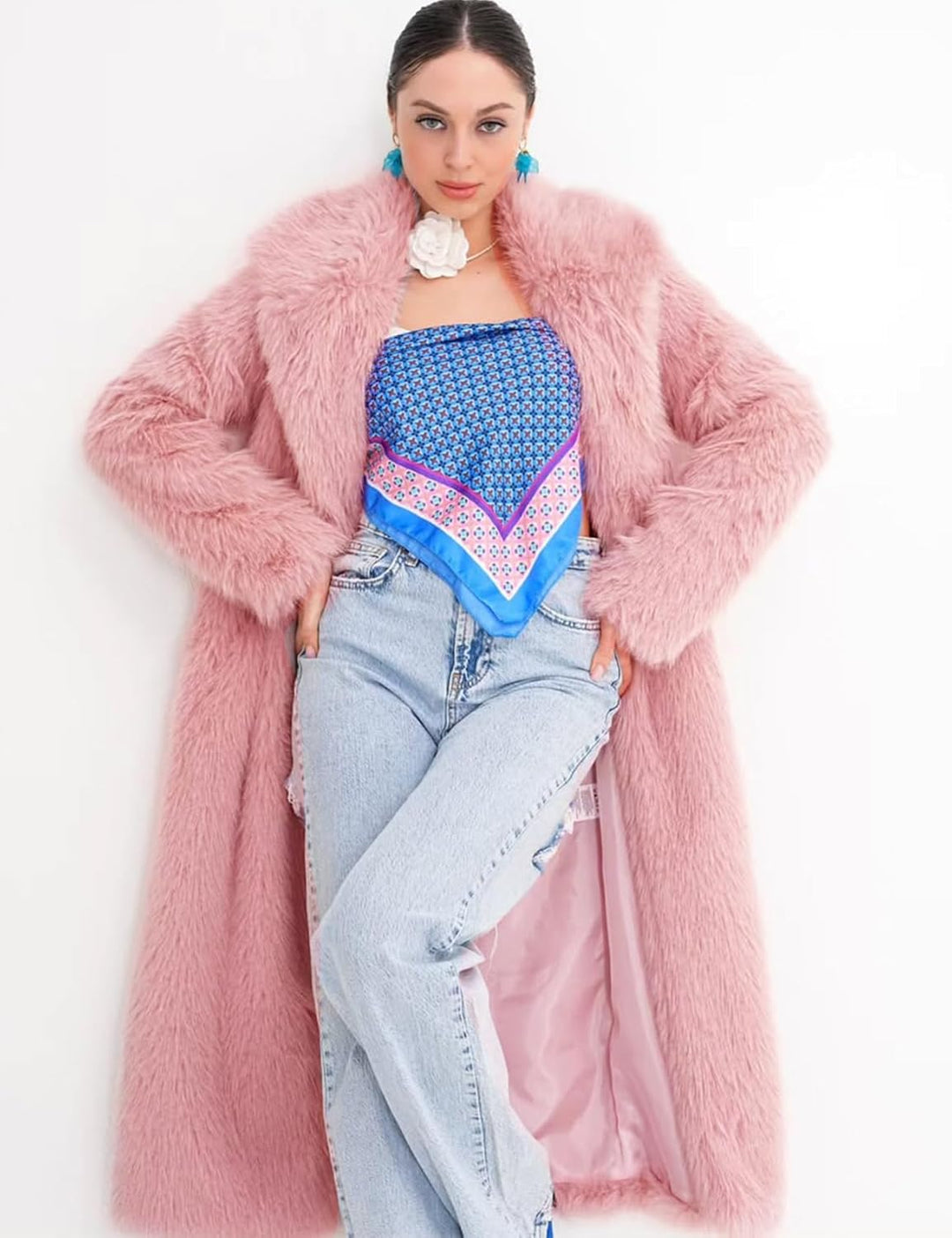 Jonalyn | Manteaux longs pour femme en fausse fourrure
