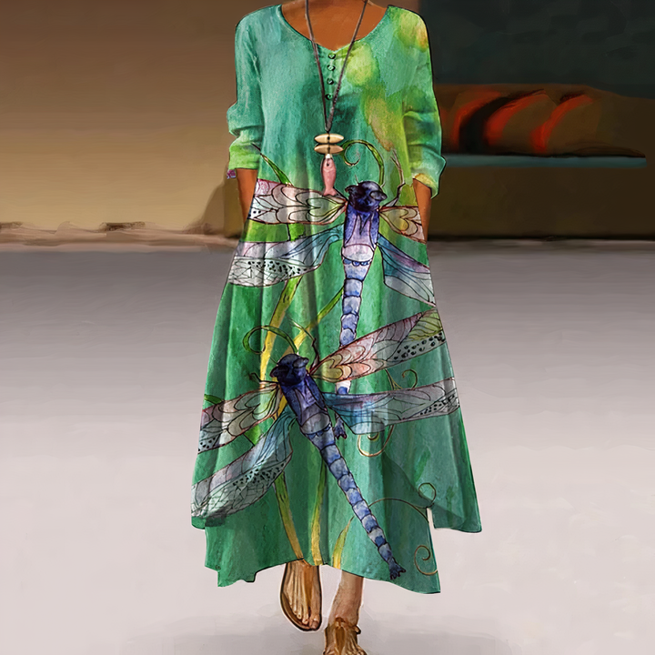 Vestido Feminino com Acabamento em Renda