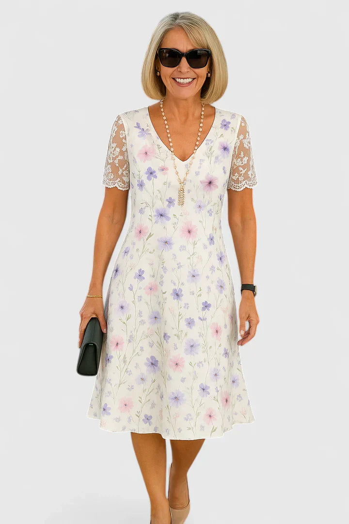 Brislyn | Elegancka sukienka midi
