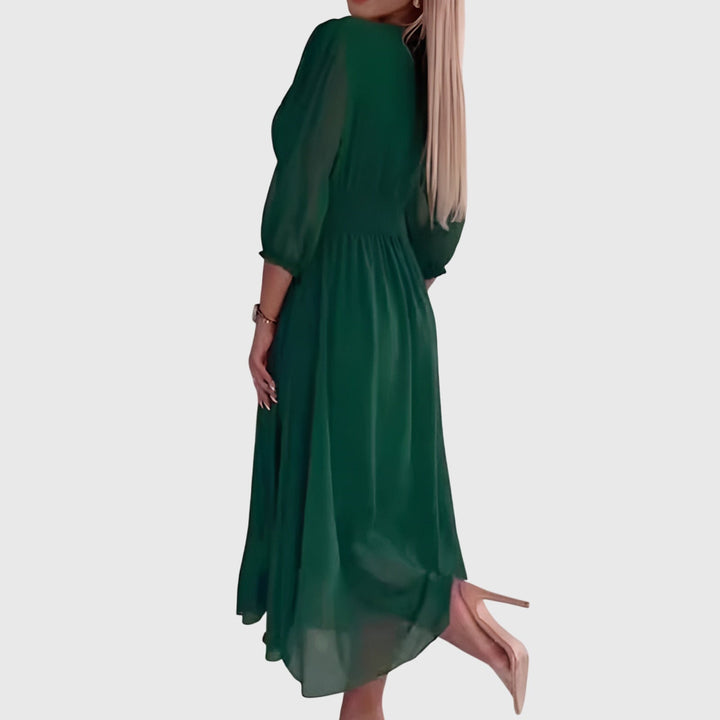 Chloe™ | Lekka jedwabista sukienka z szyfonu
