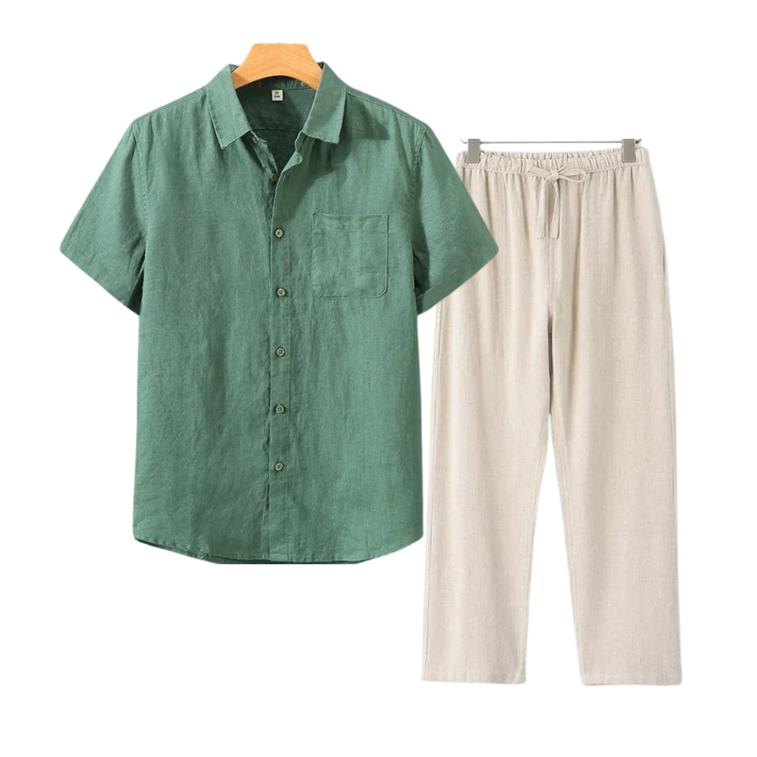 Conjunto ligero de verano para hombre – Transpirable y elegante