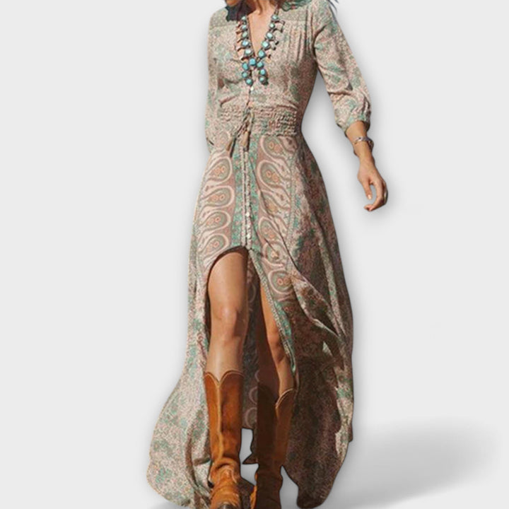 Codzienna boho sukienka maxi