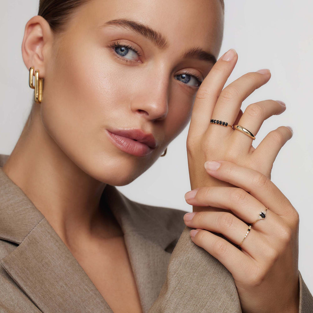 Velerianne | Bague massive en or 14 carats