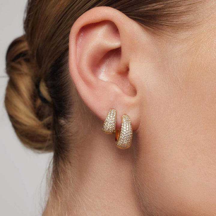 Venazelle | Náušnice 18K zlato