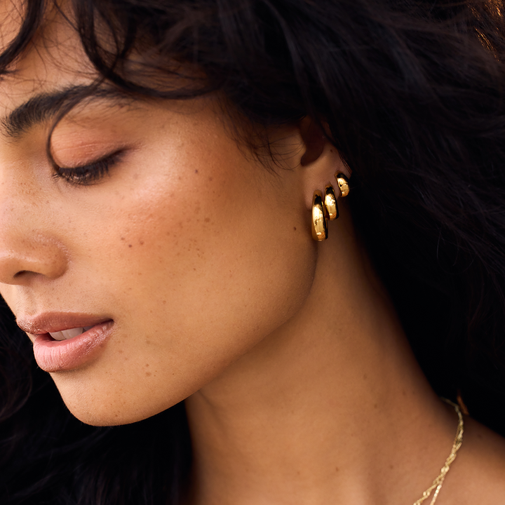 Rhaquellee | Boucles d'oreilles Or 14 carats