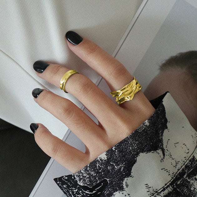 Jaylinette | Großer Ring 18 Karat Gold