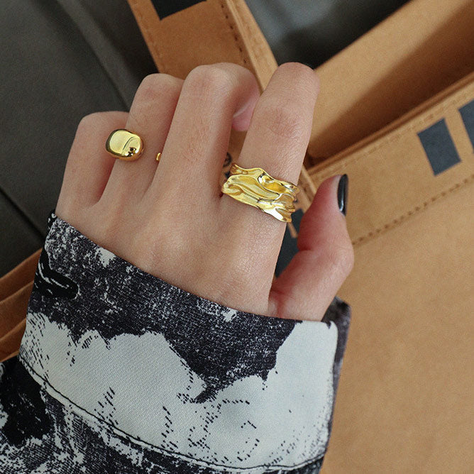 Jaylinette | Großer Ring 18 Karat Gold