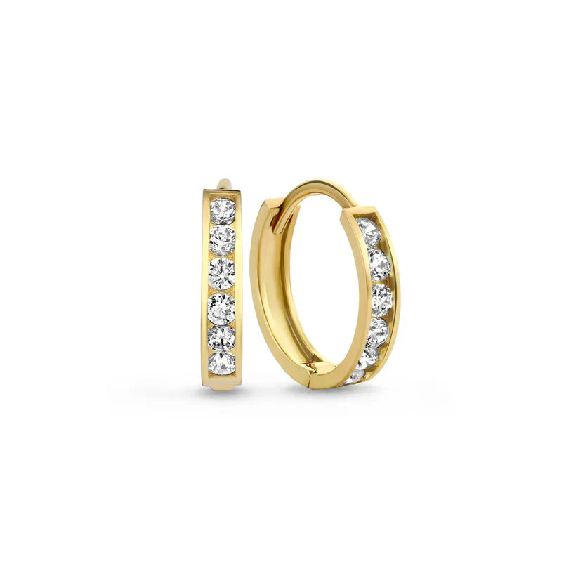 Syrenellee | Parure de boucles d’oreilles en or 14 carats
