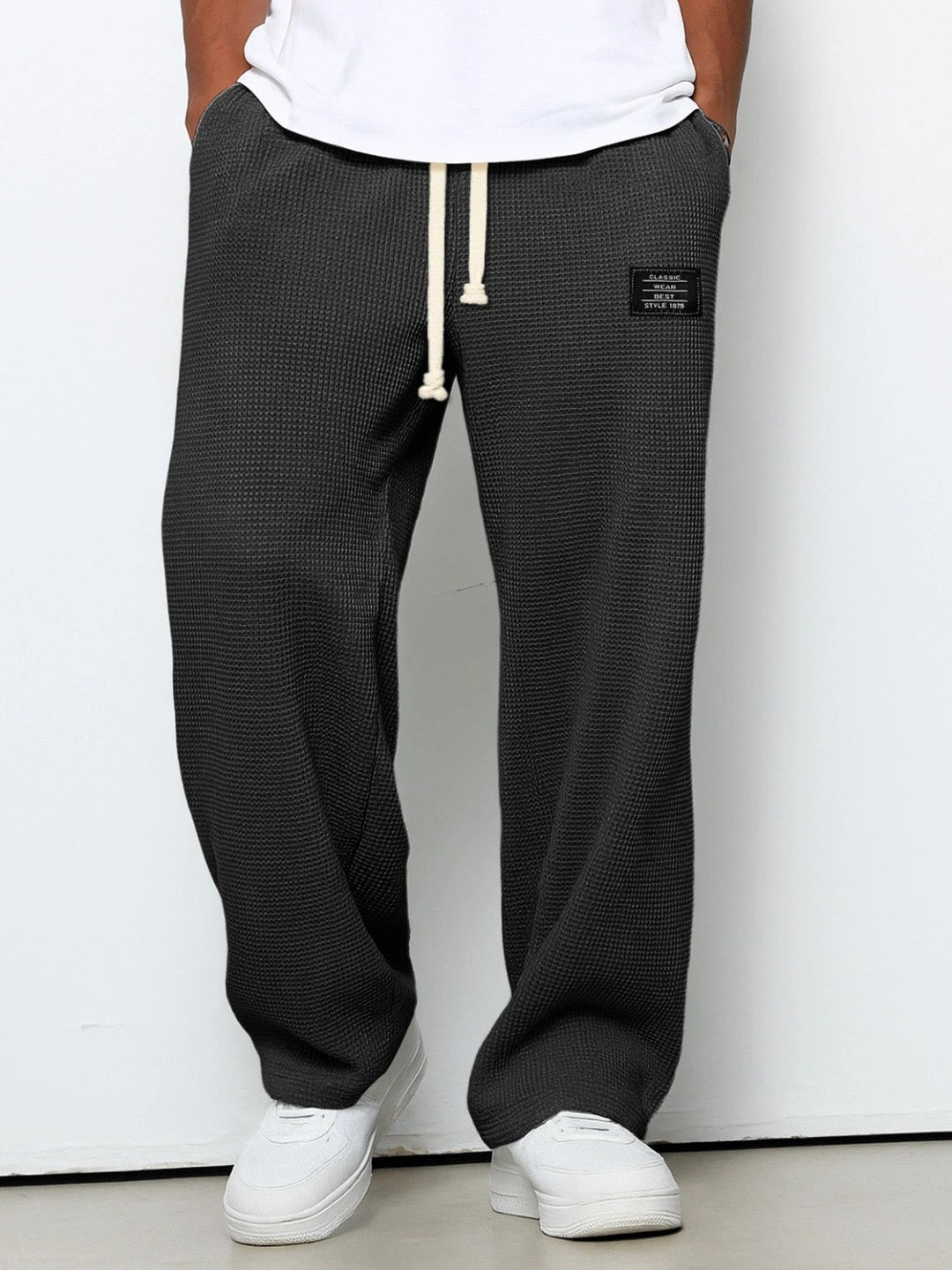 ELIAS | Pantalon à cordon de serrage à coupe décontractée