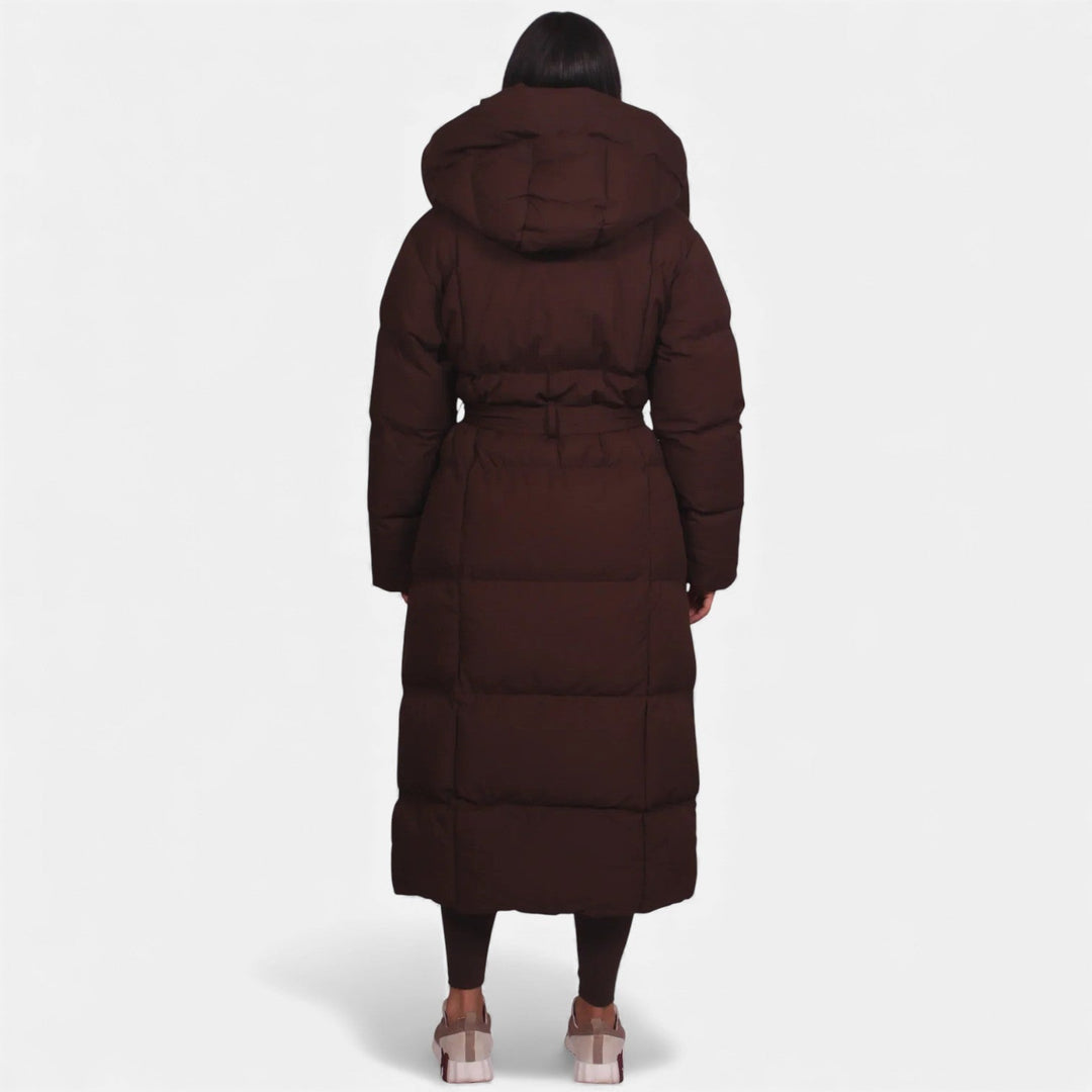 Carmen - Manteau long matelassé ceinturé