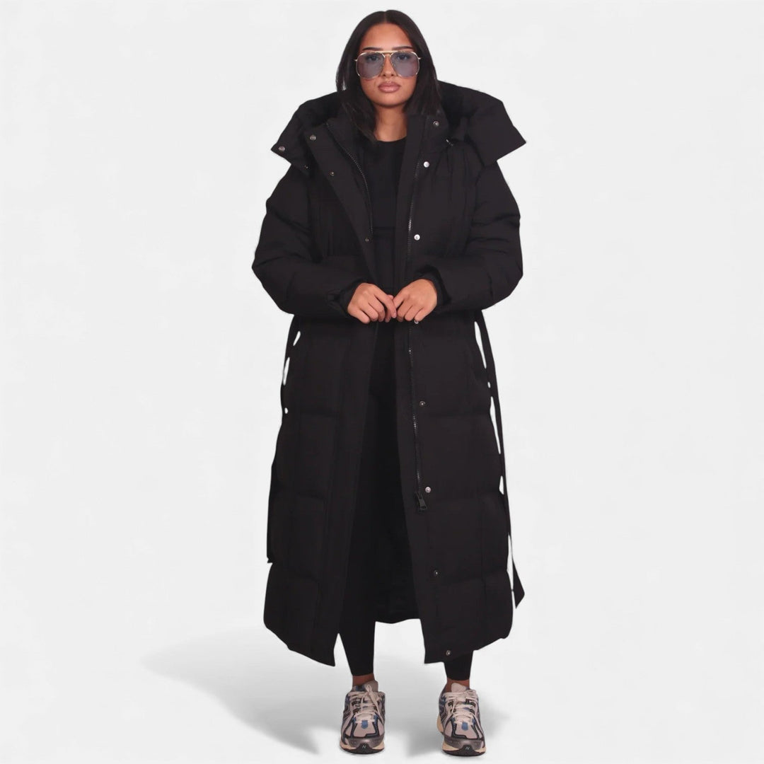 Carmen - Manteau long matelassé ceinturé